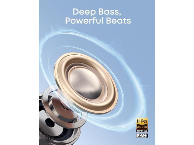 Soundcore C50i by Anker Open Ear Earbuds, Clip-On Headphones Over Ear for Running Workout, 12mm Drivers Powerful Bass, IP55 Waterproof, Bluetooth...