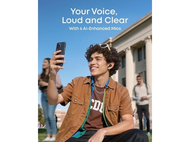Soundcore P31i by Anker, Real-Time Adaptive Noise Cancelling, Hi-Res Sound, Translation Earbuds, 50H Playtime, Wireless Earbuds, Bluetooth...