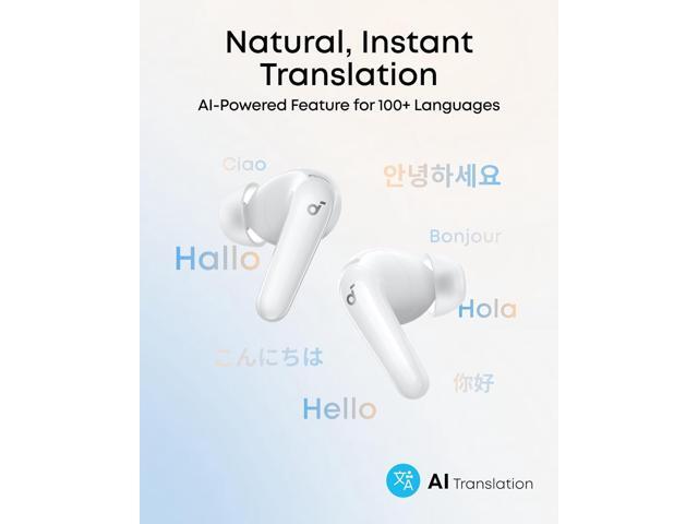 Soundcore P31i by Anker, Real-Time Adaptive Noise Cancelling, Hi-Res Sound, Translation Earbuds, 50H Playtime, Wireless Earbuds, Bluetooth...