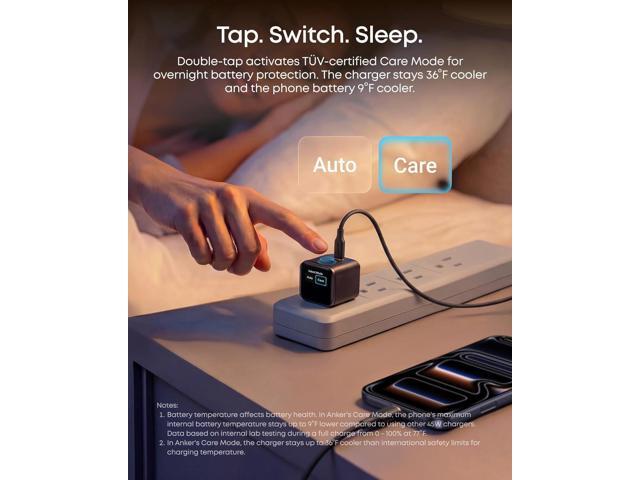 Anker Smart Display Charger, Anker Nano 45W GaN Fast Charging USB C Charger, Nano 45W GaN Fast Charging USB C Charger, 180° Foldable Plug, Smart...