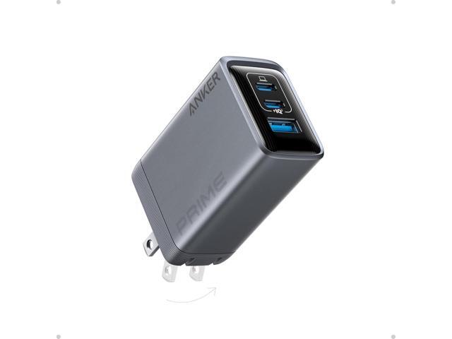 Anker Prime Charger, 100W 3-Port GaN USB C Charger Block, 100W 3-Port GaN USB C Charger Block, Foldable and Compact for MacBook, iPad, iPhone 17...