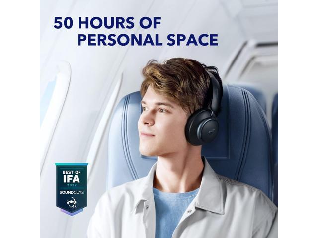 Soundcore by Anker Space Q45 Adaptive Active Noise Cancelling Headphones, Reduce Noise by Up to 98%, 50H Playtime+Anker USB C Charger Block 20W...