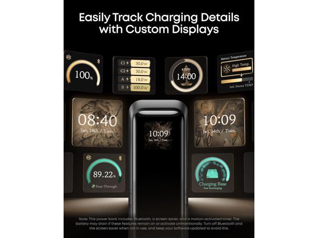 Anker Prime Power Bank Black Myth: Wukong Edition, 20,100mAh 3-Port Portable Charger with 220W, Two-Way Power, TSA-Approved, App Control, for...