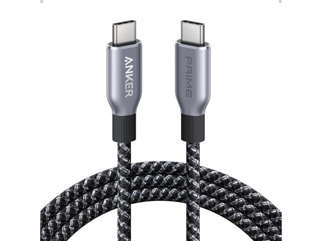 Anker Prime USB C to USB C Cable, 240W Fast Charging Durable Cable (6 ft) USB 2.0 Upcycled Braided Nylon, 100-Year Bend Durability for iPhone 17...