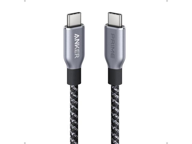 Anker Prime USB C to USB C Cable, 240W Fast Charging Durable Cable (1 ft) USB 2.0 Upcycled Braided Nylon, 100-Year Bend Durability for iPhone 17...