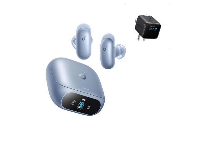 Soundcore Liberty 5 Pro by Anker Noise Cancelling Wireless Earbuds with Anker Nano Smart Display Charger