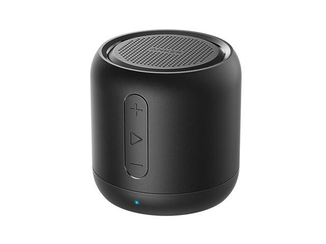 Anker SoundCore mini Bluetooth Speakers 5W with 15-Hour Playtime Wireless, with 66-Foot Bluetooth Range, FM Radio, Enhanced Bass - Black