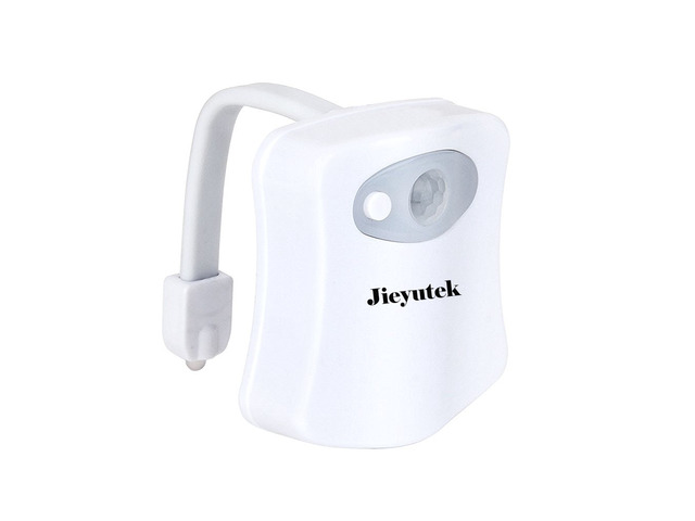 LUOMs 2 Pcs Toilet LED Night Light, TL01 Human Bodies Induced Sensor Auto Motion Activated, 8 Colors Changing Night Light Toilet Bowl Light