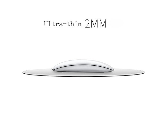 LUOM High-grade 8.66'Round Aluminum Metal Anti Slip Gaming Mouse Pad with Anti-Skid Rubber Base with Fast and Accurate Control for PC Computer Laptop
