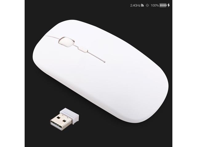 Inphic P-M1 Rechargeable Battery USB Wireless Mouse Mute Silent Click Mini Noiseless Optical Mice 1600 DPI for PC Laptop