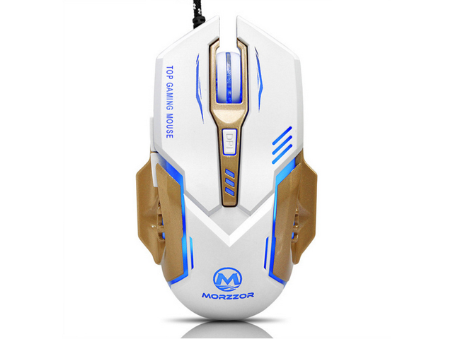 Morzzor MZ-17 3200DPI USB Wired Mechanical Game Mouse Support Macro for Cf Online Games LOL Computer Games