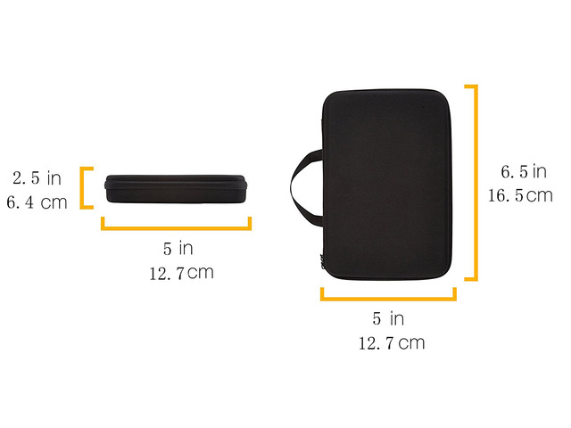 BRINCH Action Camera Storage Case Carrying Case for Xiaomi Yi Go Action Camera Gopro Hero Pro 3 + SJ4000 SJ7000 Accessories-Small