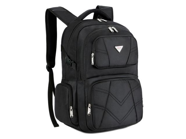 SOCKO 17.3 Inch Laptop Backpack, Nylon Water-Resistant Durable Travel Bag Hiking Knapsack Rucksack Backpack School College Student Shoulder Back.
