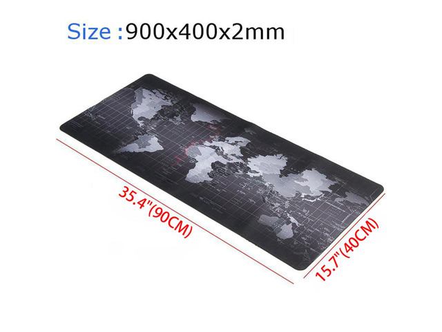 LUOM Extended XXXL Gaming Mouse Pad - 35.4'x15.7'x0.08' Dimension - Portable with Extended XXXL Size - Non-slip Rubber Base - Special Treated...