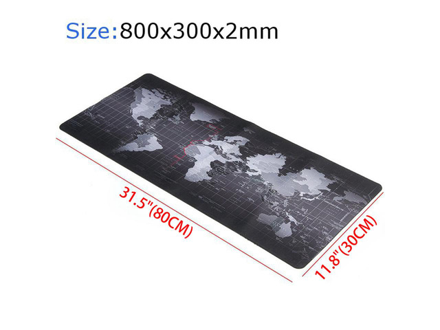 LUOM Extended XXL Gaming Mouse Pad - 31.2'x11.8'x0.08' Dimension - Portable with Extended XXL Size - Non-slip Rubber Base - Special Treated...