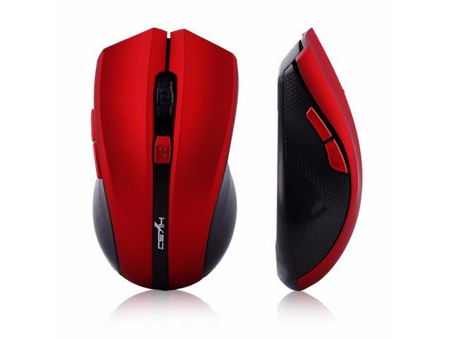 HXSJ X50 2.4G Wireless Gaming Mouse Mice Adjustable 2400 DPI with 6 Buttons Ergonomic Optical Office Laptop PC Notebook Computer