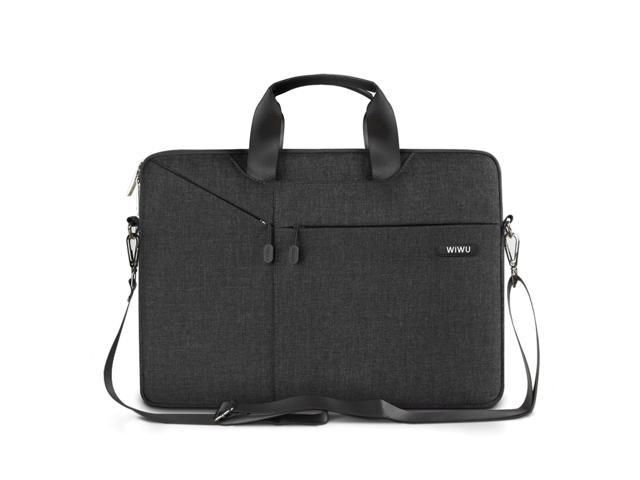 WIWU 15.6 Inch Laptop Bag, Business Office Bag for Men Women, Stylish Nylon Multi-Functional Shoulder Messenger Bag for.