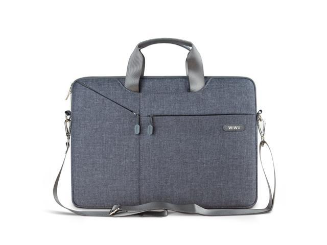 WIWU 11.6/12 Inch Laptop Bag, Business Office Bag for Men Women, Stylish Nylon Multi-Functional Shoulder Messenger Bag for.