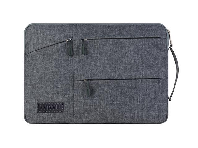 WIWU 13-13.3 Inch Business Laptop Sleeve Case with Handles Pockets for MacBook Pro Retina,Protective Computer Case Hand Bag for ASUS Acer Lenovo.