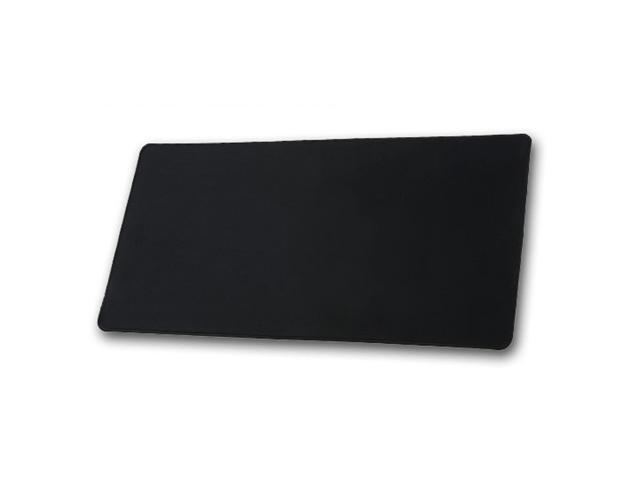 LUOM Large Extended Gaming Mouse Pad Mat with Stitched Edges, Waterproof, Thick 2mm, Wide & Long Mousepad 23.6"x11.8"x0.08' , Black