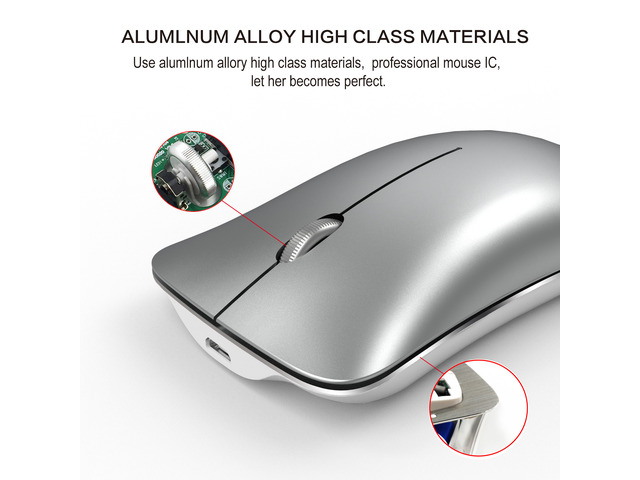HXSJ T23 Mouse Wireless Mouse Mice Ergonomic Vertical Mice BT 2.4Ghz Wireless High Speed Rechargeable Optical Sensor for Windows...