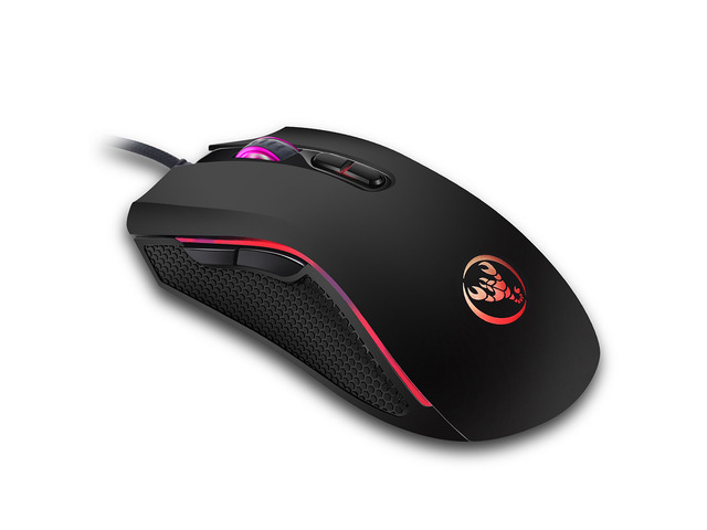 HXSJ A869 USB Wired Mouse Gaming Mouse 3200DPI 7 Button 7 Color LED Optical Computer Player Mice Gaming Mouse for Pro Gamer Mice