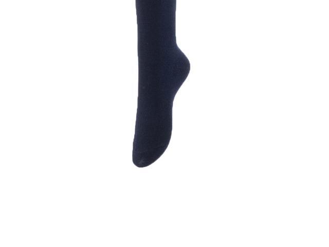 Lovely Annie Big Girl's Women's 3 Pairs Incredible Durable Super Soft Unique Over Knee High Thigh High Cotton Socks Size 6-9 A1022(Navy)