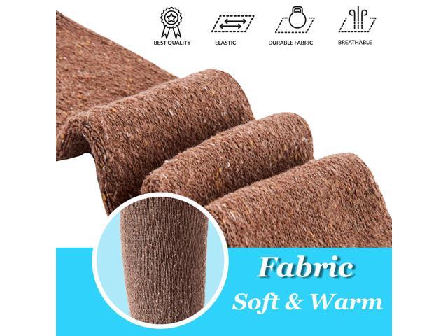 Lovely Annie Women's 1 Pair Cute High Knee Cotton Socks, Cozy Fluffy Fancy with a Wide Color and Size Range A158212 One Size (Coffee)