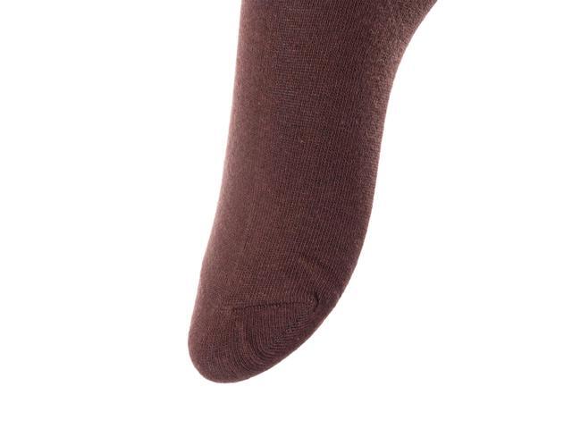 Lovely Annie Women's 3 Pairs Incredible Durable Super Soft Unique Over Knee High Thigh High Cotton Socks Size 6-9 A1022(Coffee)