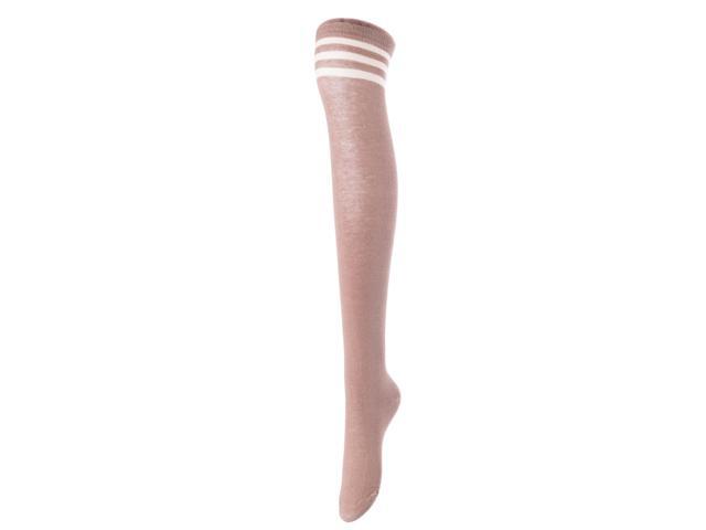 Lovely Annie Big Girls Womens 5Pairs Incredible Durable Super Soft Unique Over Knee High Thigh High Cotton Socks Size 6-9...