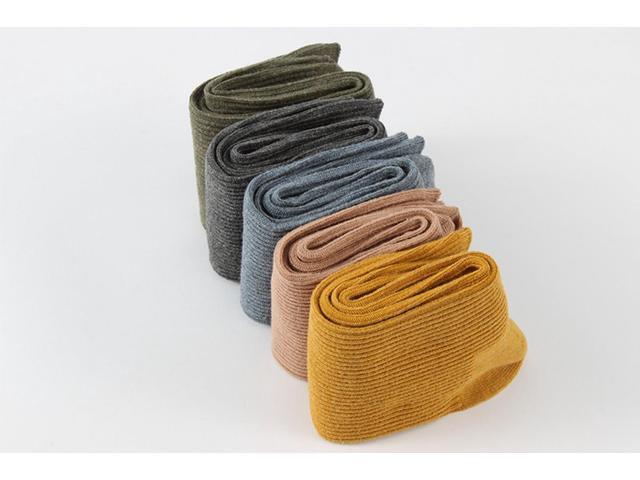 Lian LifeStyle Big Girl's Women's 4 Pairs Breathable & Fashionable Cute Cotton Crew Socks L1840 Size 6-9(Black, DarkGray,Gray,CreamWhite)