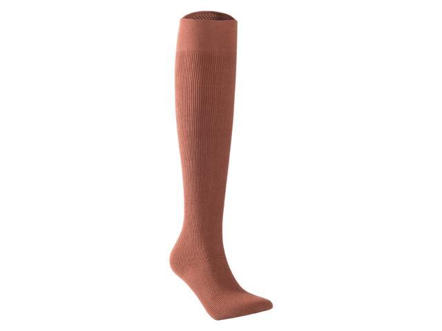 Lian LifeStyle Big Girls Women's 3 Pairs Exquisite Super Comfortable Thigh High Cotton Boot Socks L1888 Size 6-9 Assorted