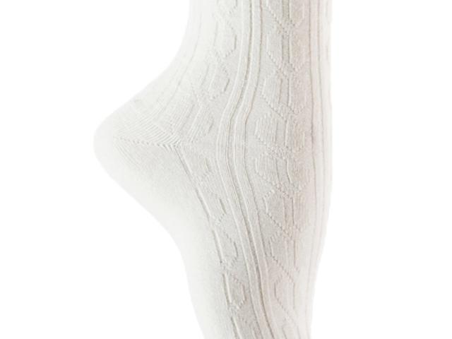 Lian LifeStyle Women's 5 Pairs Adorable Comfortable Soft Thigh High Over Knee High Cotton Socks Size 6-9 L1024 (Cream)