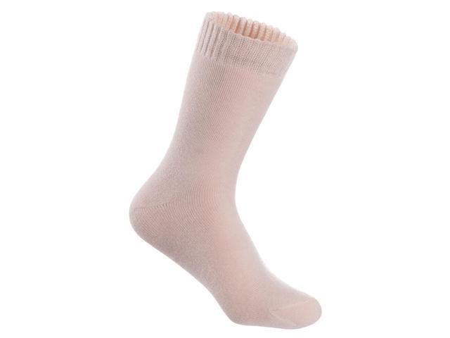 Lian LifeStyle Men's 3 Pairs Ultralight Breathable Wool Crew Socks. High Performance and Extra Comfortable LK0602 Size 6-9 (Blue, Beige,Grey)