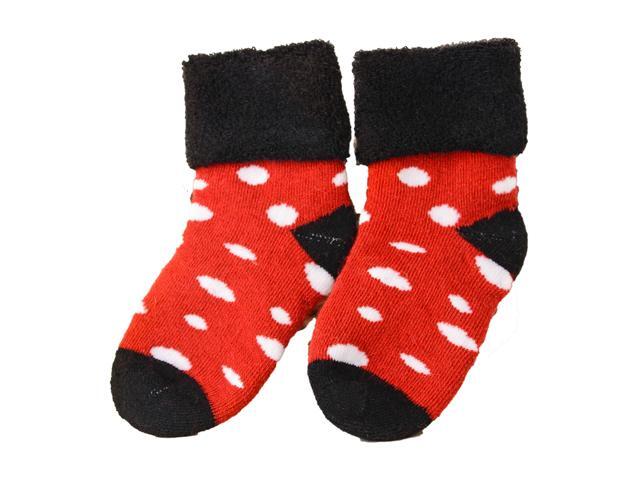 Lian LifeStyle Children 4 Pairs Cool & Fun Viscose Kids Socks. Soft, Warm & Breathable w/ Anti Slip Great for All Sports Boy 0Y-1Y Random Color
