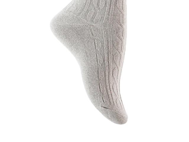 Lian LifeStyle Women's 5 Pairs Adorable Comfortable Soft Thigh High Over Knee High Cotton Socks Size 6-9 L1024 (Light Grey)
