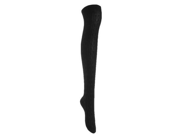 Lian LifeStyle Women's 5 Pairs Adorable Comfortable Soft Thigh High Over Knee High Cotton Socks Size 6-9 L1024(Random)