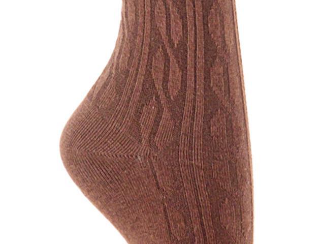 Lian LifeStyle Women's 5 Pairs Adorable Comfortable Soft Thigh High Over Knee High Cotton Socks Size 6-9 L1024 (Coffee)