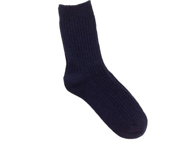 Lian LifeStyle Men's 1 Pair Ultralight Wool Crew Socks Breathable For All-Season & Weather FS03 Size 6-9(Dark Gray)