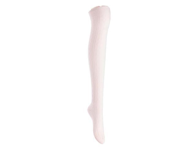 Lian LifeStyle Women's 5 Pairs Adorable Comfortable Soft Thigh High Over Knee High Cotton Socks Size 6-9 L1024 (Beige)
