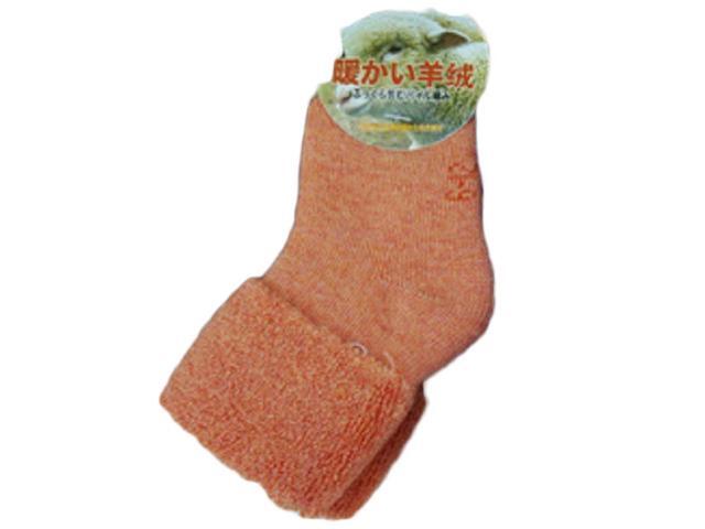 Lian LifeStyle Fantastic, Super Comfortable, Soft, Adorable & Durable 6 Pairs Children Wool Crew Socks Size12M-24M (Rose,Orange,Red)