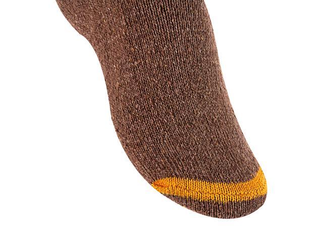 Lian LifeStyle Women's 5 Pairs Awesome Breathable Fancy and Cozy Knee High Cotton Boot Socks Size 6-9(Coffee)