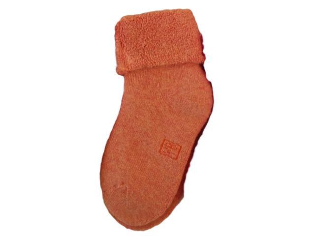 Lian LifeStyle Fantastic, Super Comfortable, Soft, Adorable & Durable 6 Pairs Children Wool Crew Socks Size12M-24M (Rose,Orange,Red)