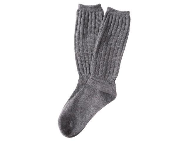Lian LifeStyle Gorgeous, Comfortable and Cozy Big Girl's Women's 5 Pairs Wool Blend Socks For Daily Use HR1764 Size 6-9(Cream,Coffee,Camel,Grey,Black)