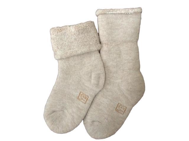 Lian LifeStyle Children's 1 Pair Fascinating Knee High Wool Socks. Resistant, Comfortable and Health Focused HRL1801 Size 12M-24M (Beige)