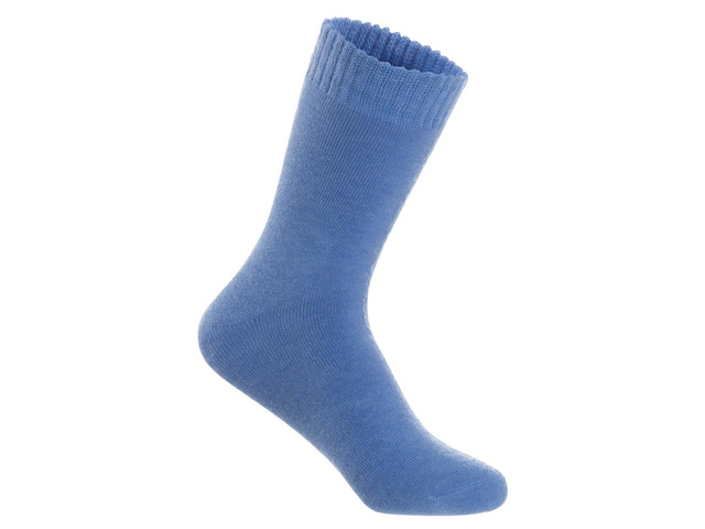 Lian LifeStyle Cute, Perfect Fit, Cozy Women's 1 Pair Wool Crew Socks With a Wide Range Of Colors Size 6-9(Blue)
