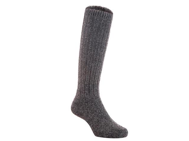 Lian LifeStyle Fascinating Children's 1 Pair Knee High Wool Blend Boot Socks Resistant, Comfortable and Health Focused Size M(2-4Y)-(Dark Gray)