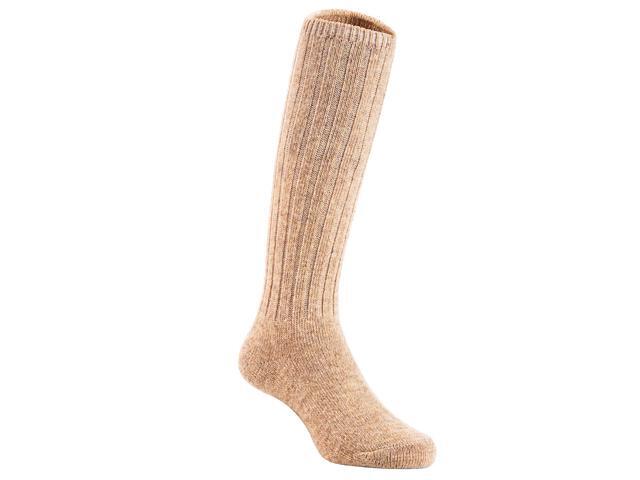 Lian LifeStyle Fascinating Children's 3 Pairs Knee High Wool Blend Boot Socks Resistant, Comfortable and Health Focused Size M(2-4Y)-(Beige)