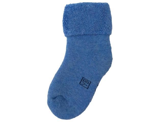 Lian LifeStyle Boy's 3 Pairs Fascinating Knee High Wool Socks. Resistant, Comfortable and Health Focused 6M-12M (Blue)