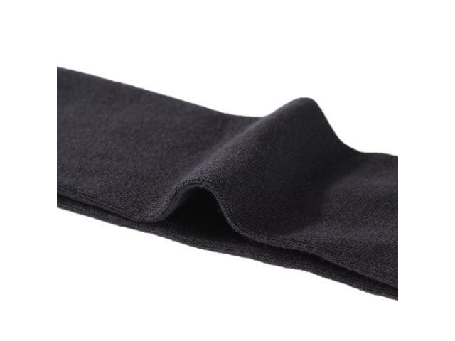 Lian LifeStyle Charming, Durable, Cozy and Fancy Children's 4 Pairs Knee Length Cotton Socks With a Wide Range of Colors JH0116 Size M(9Y-12Y)Black